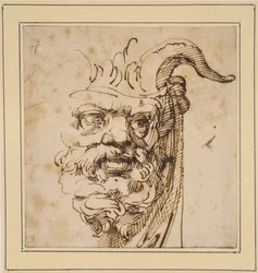 Eine Waldmaske